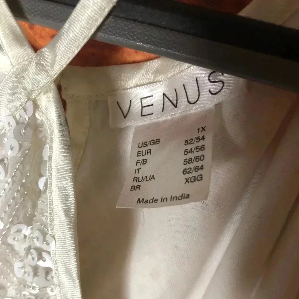 White Sequin all over Mini Dress - Picture 9 of 15